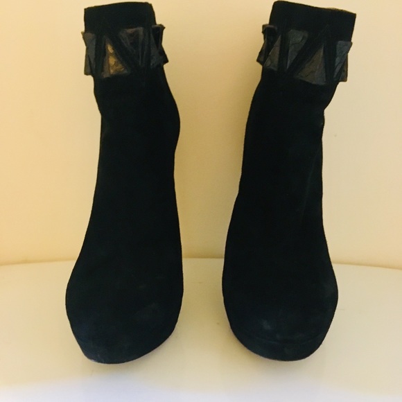 Alaia Paris leather/ snake skin ankle boots sz 6 - Picture 2 of 6